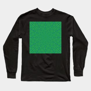 Psychedelic Dreams Amazing Peppermint Green Pattern Long Sleeve T-Shirt